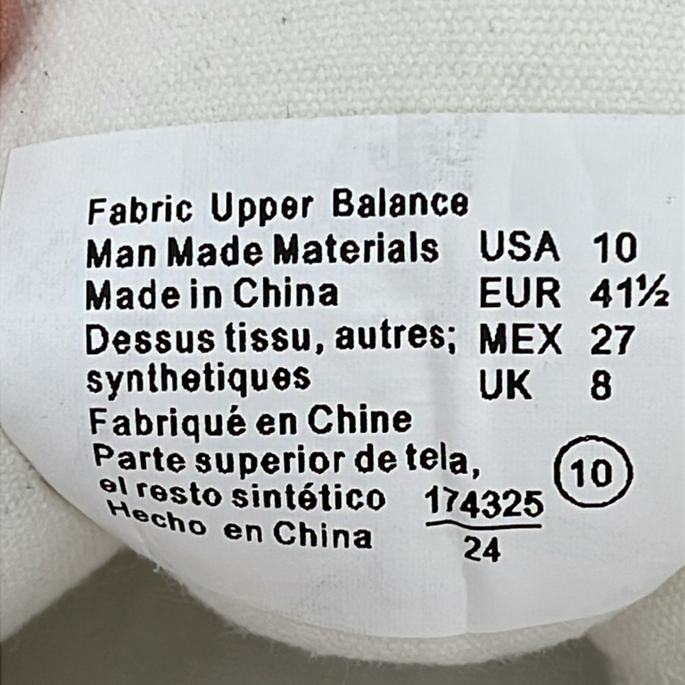 AMERICAN EAGLE WOMENS SIZE 10 White Canvas Sneakers with Rainbow Trim - Picture 5 of 7